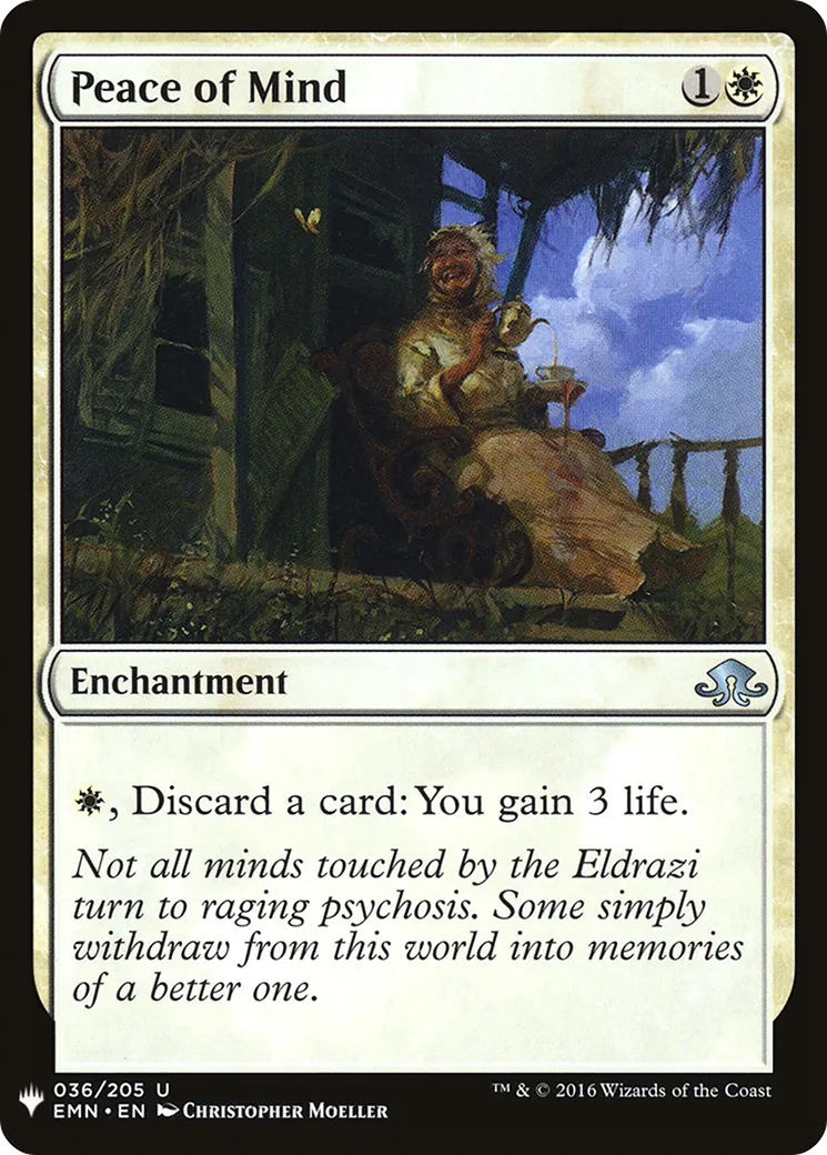 Paix de l'esprit — The List — Magic: The Gathering
