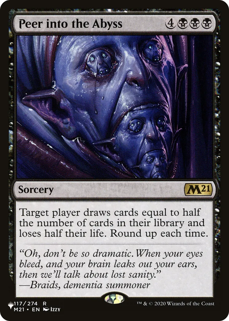 Peer into the Abyss — The List — Magic: The Gathering