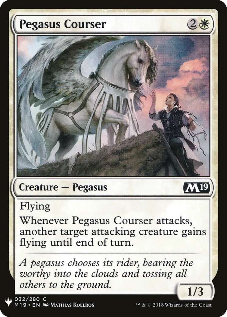 Pegasus Courser — The List — Magic: The Gathering