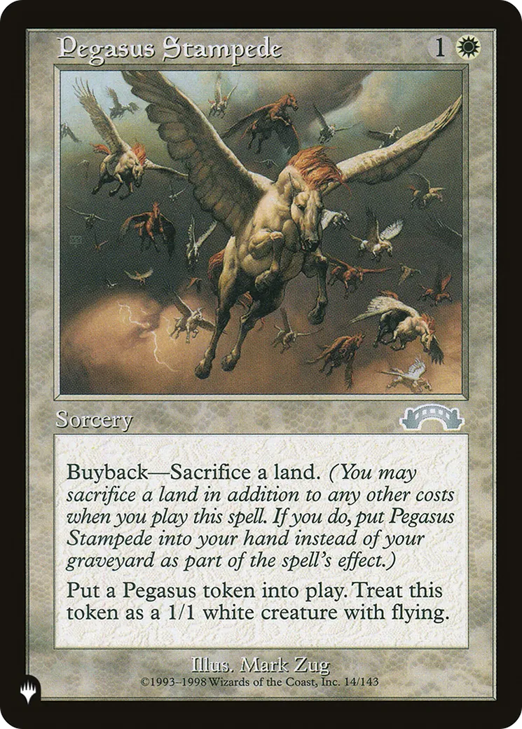 Pegasus Stampede — The List — Magic: The Gathering