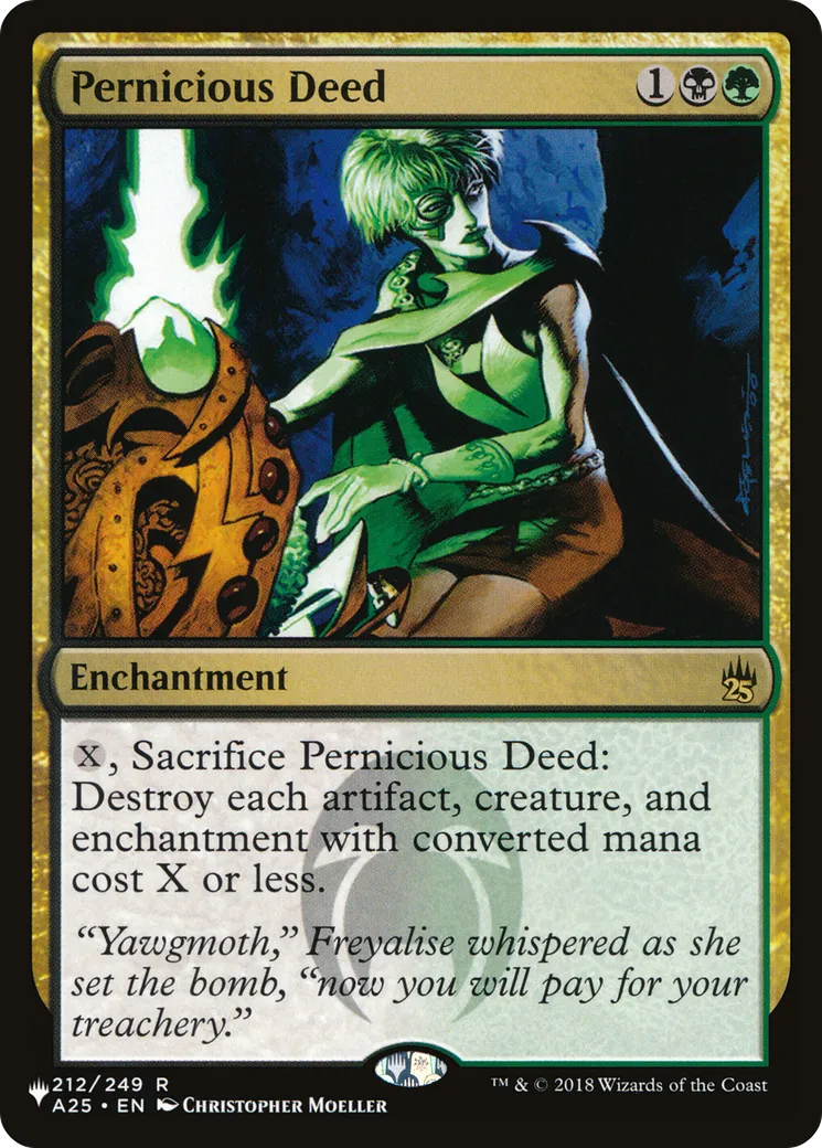 Pernicious Deed — The List — Magic: The Gathering