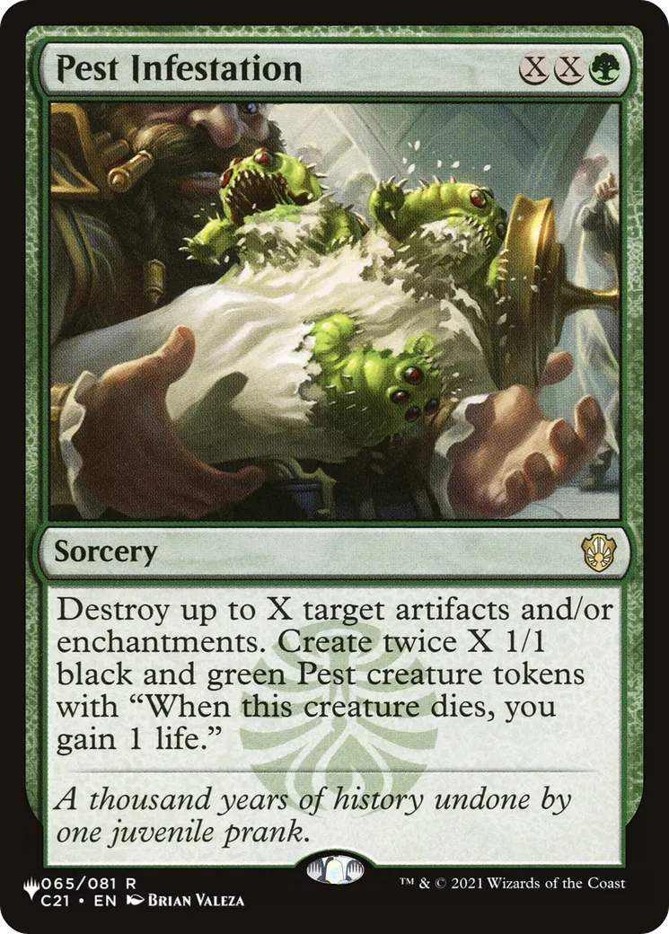 Infestation de parasites — The List — Magic: The Gathering