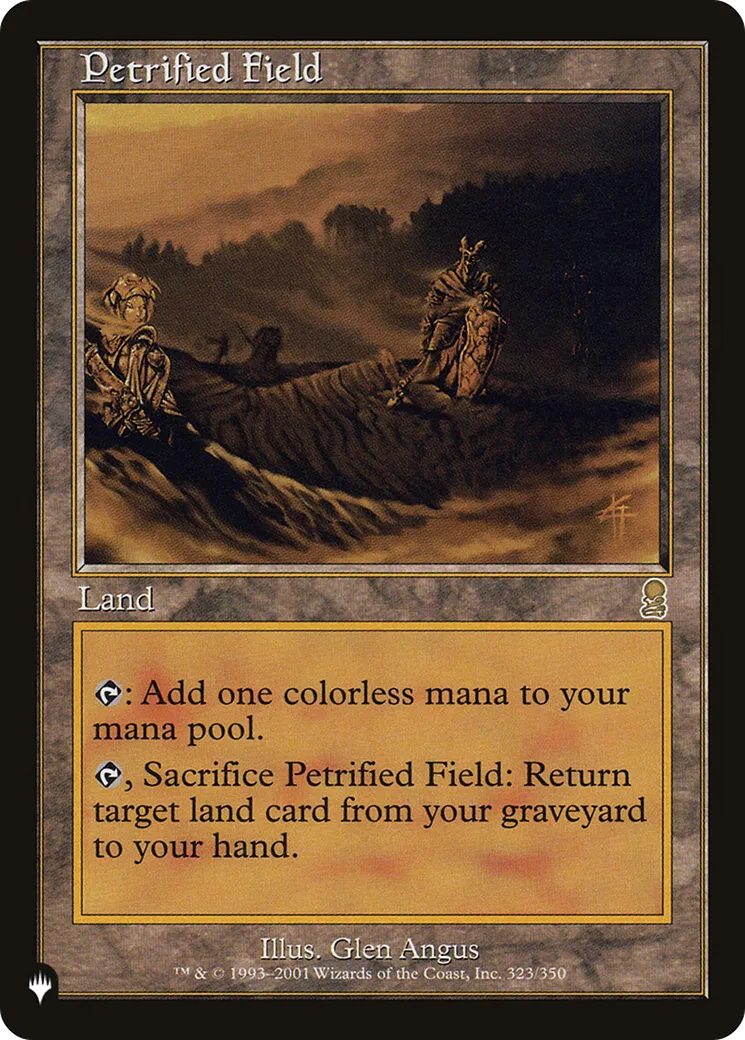 Petrified Field — The List — Magic: The Gathering