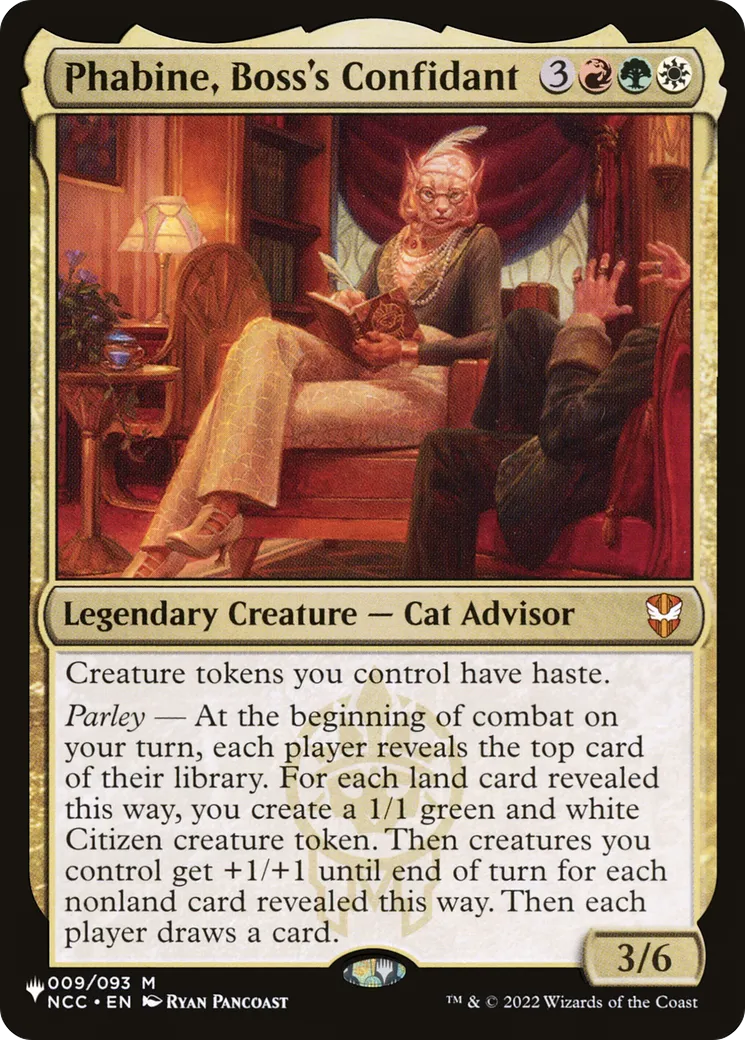 Phabine, confidente du patron — The List — Magic: The Gathering
