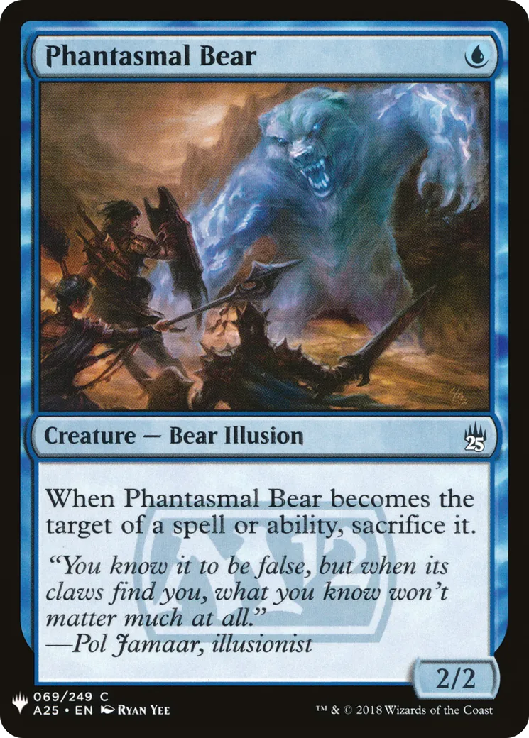 Phantasmal Bear — The List — Magic: The Gathering