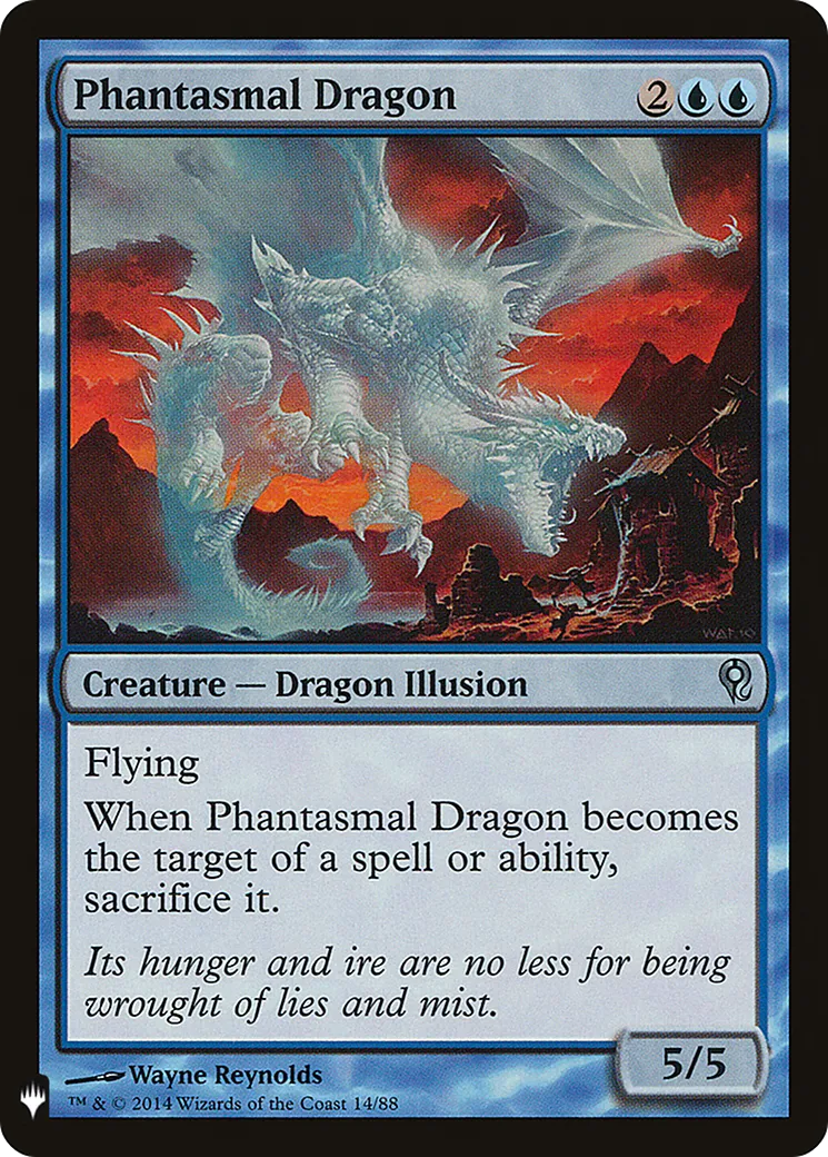 Phantasmal Dragon — The List — Magic: The Gathering