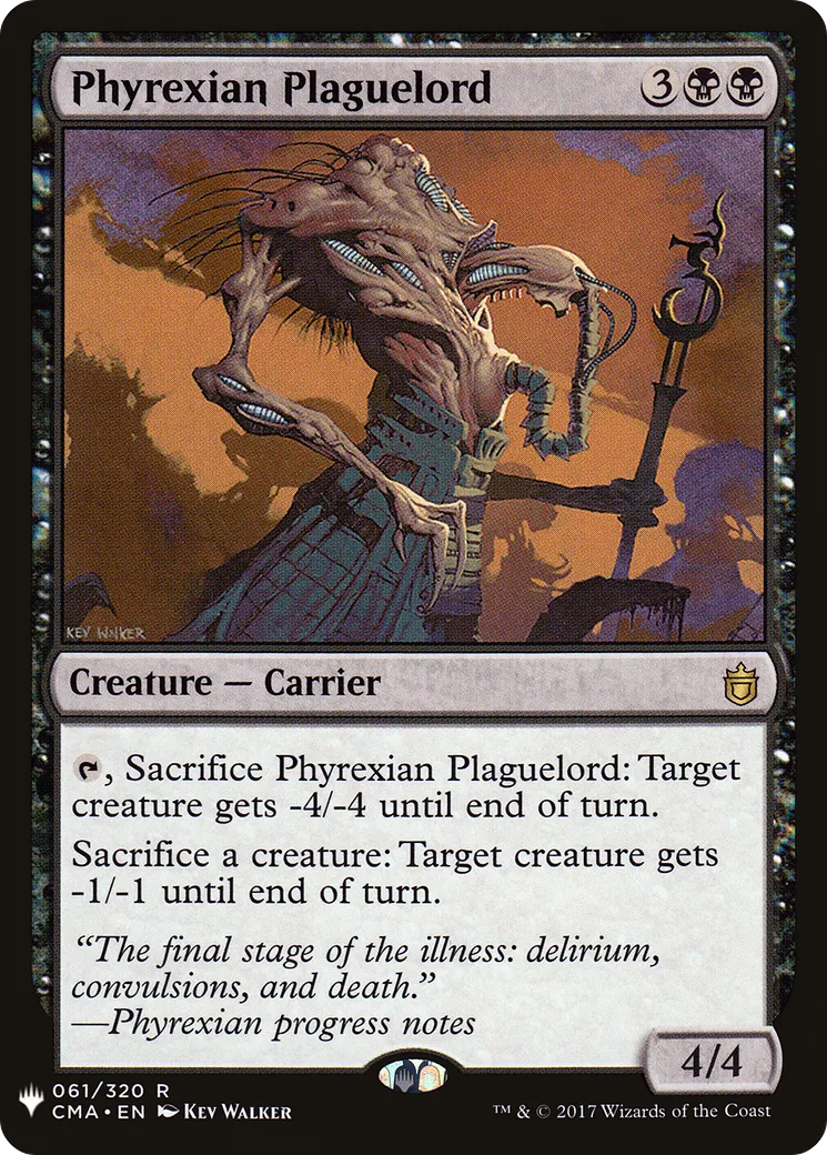 Phyrexian Plaguelord — The List — Magic: The Gathering