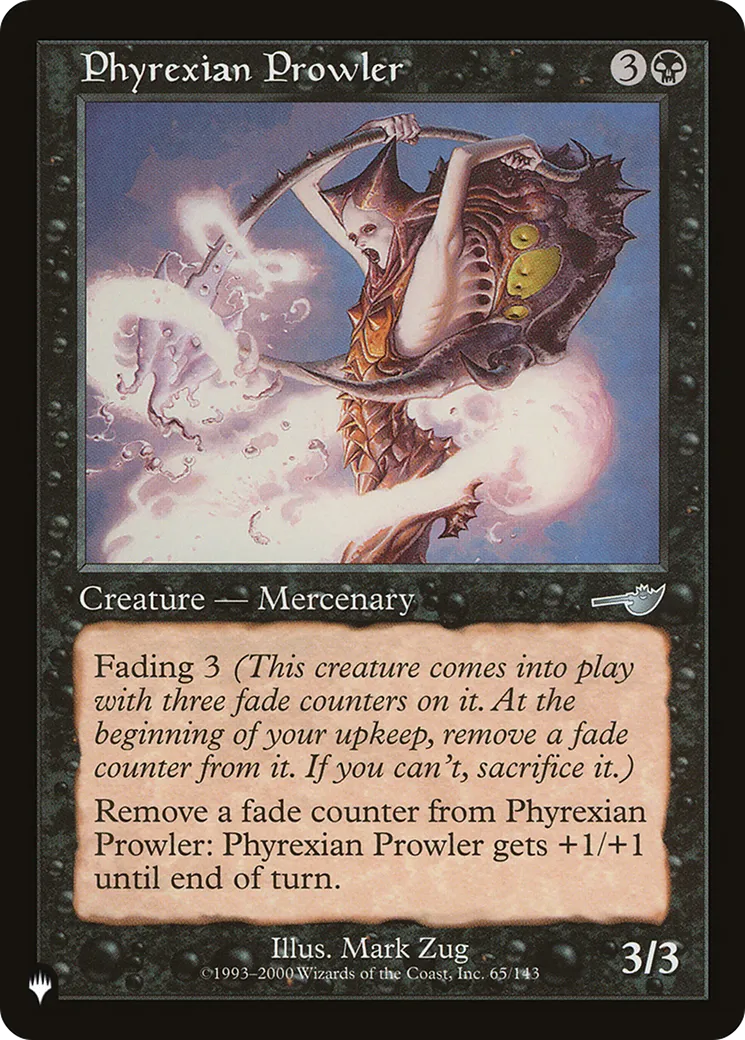 Phyrexian Prowler — The List — Magic: The Gathering