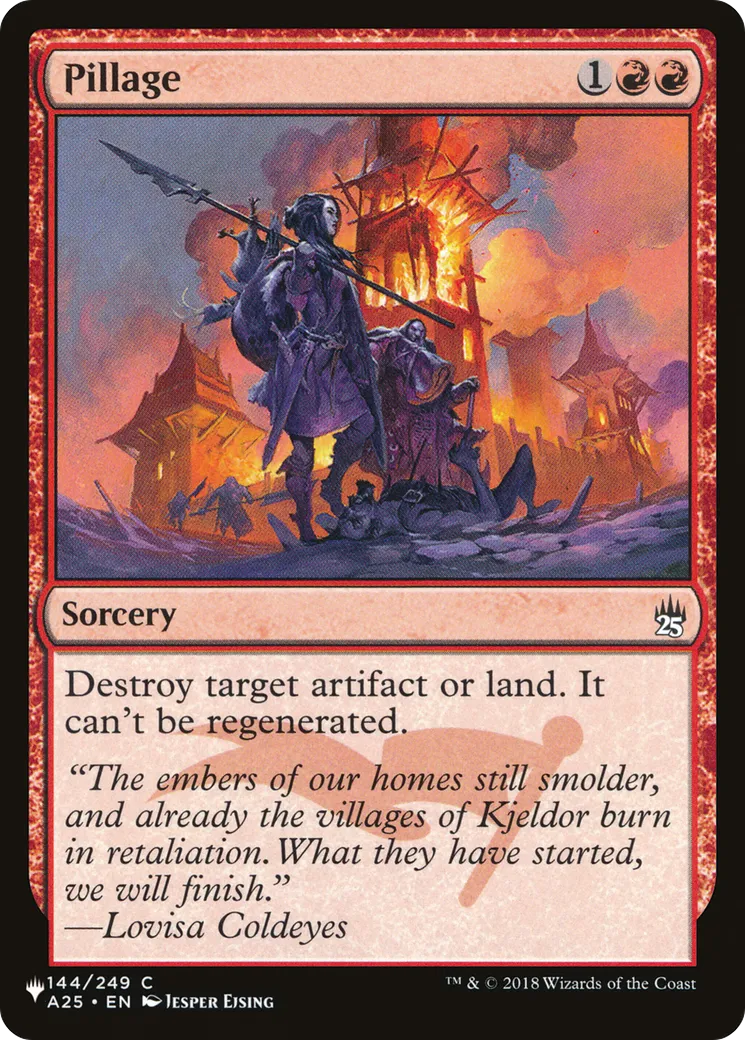 Pillage — The List — Magic: The Gathering