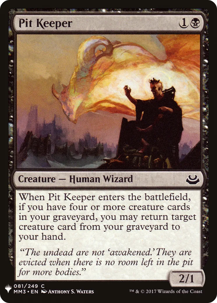 Gardien de la fosse — The List — Magic: The Gathering