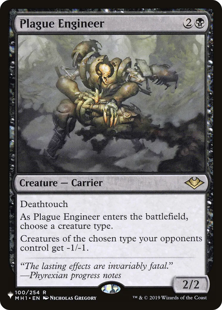 Plague Engineer — The List — Magic: The Gathering