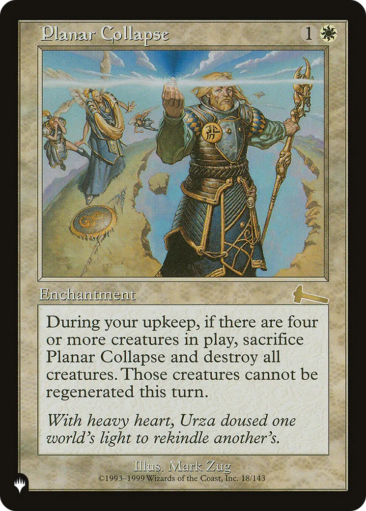 Effondrement planaire — The List — Magic: The Gathering
