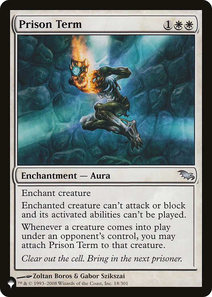 Prison Term — The List — Magic: The Gathering