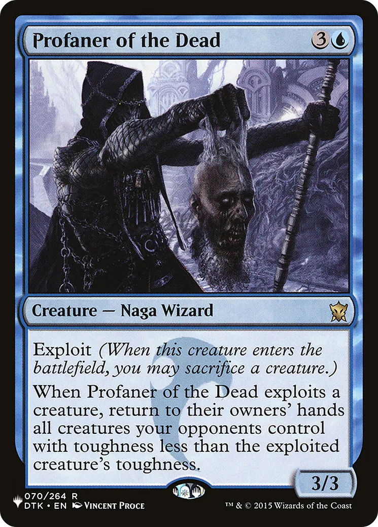 Profanateur des morts — The List — Magic: The Gathering
