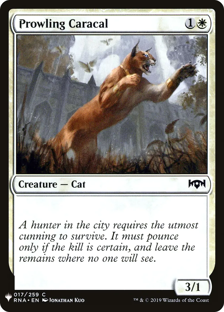 Caracal rôdeur — The List — Magic: The Gathering