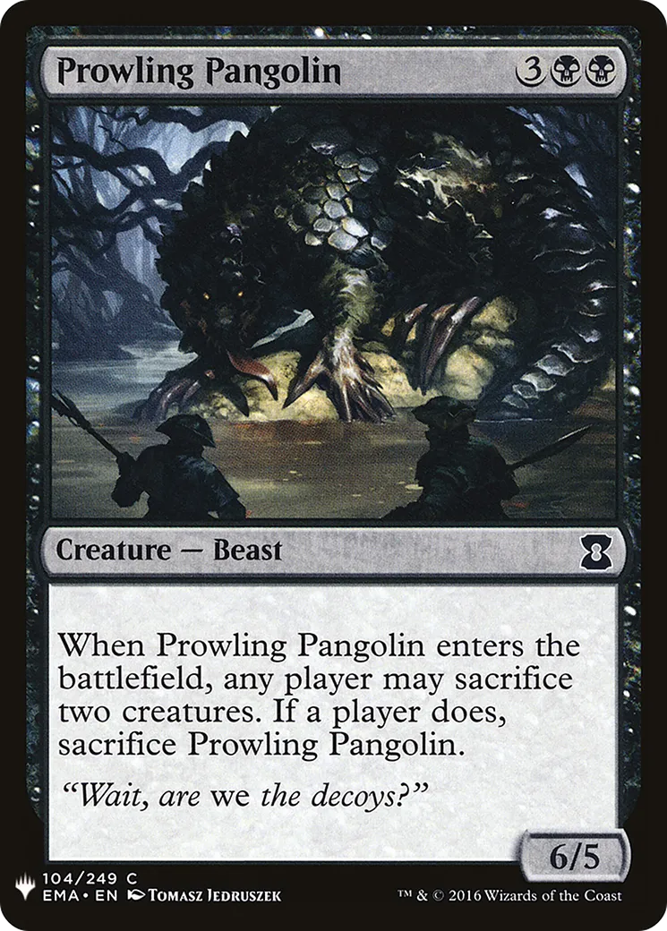 Pangolin rôdeur — The List — Magic: The Gathering