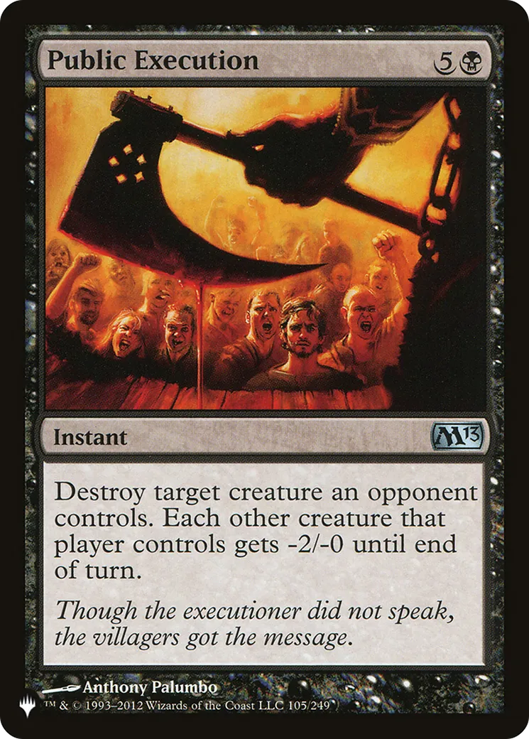 Exécution publique — The List — Magic: The Gathering