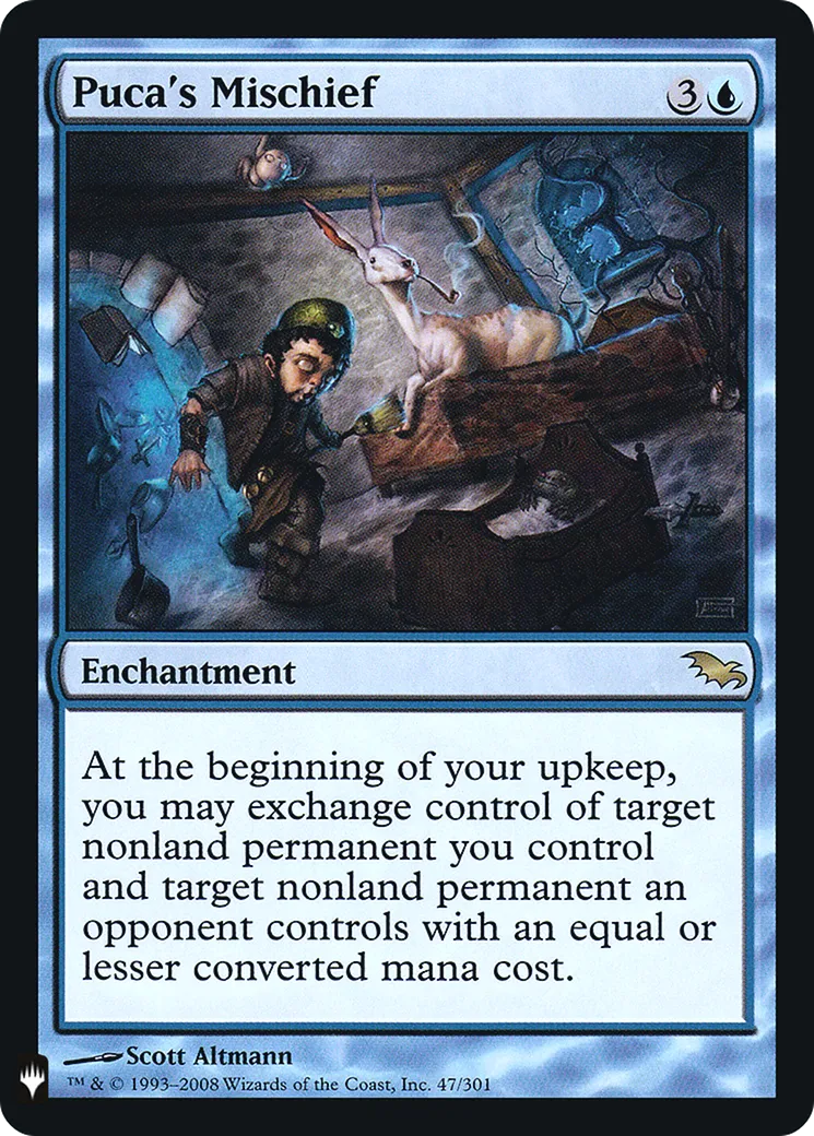 Puca's Mischief — The List — Magic: The Gathering