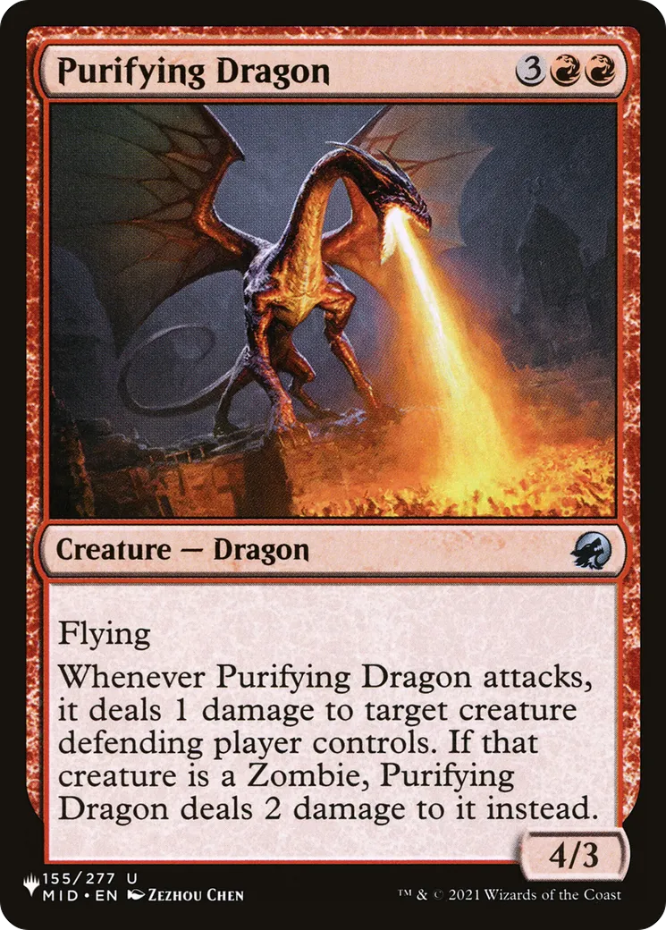 Purifying Dragon — The List — Magic: The Gathering
