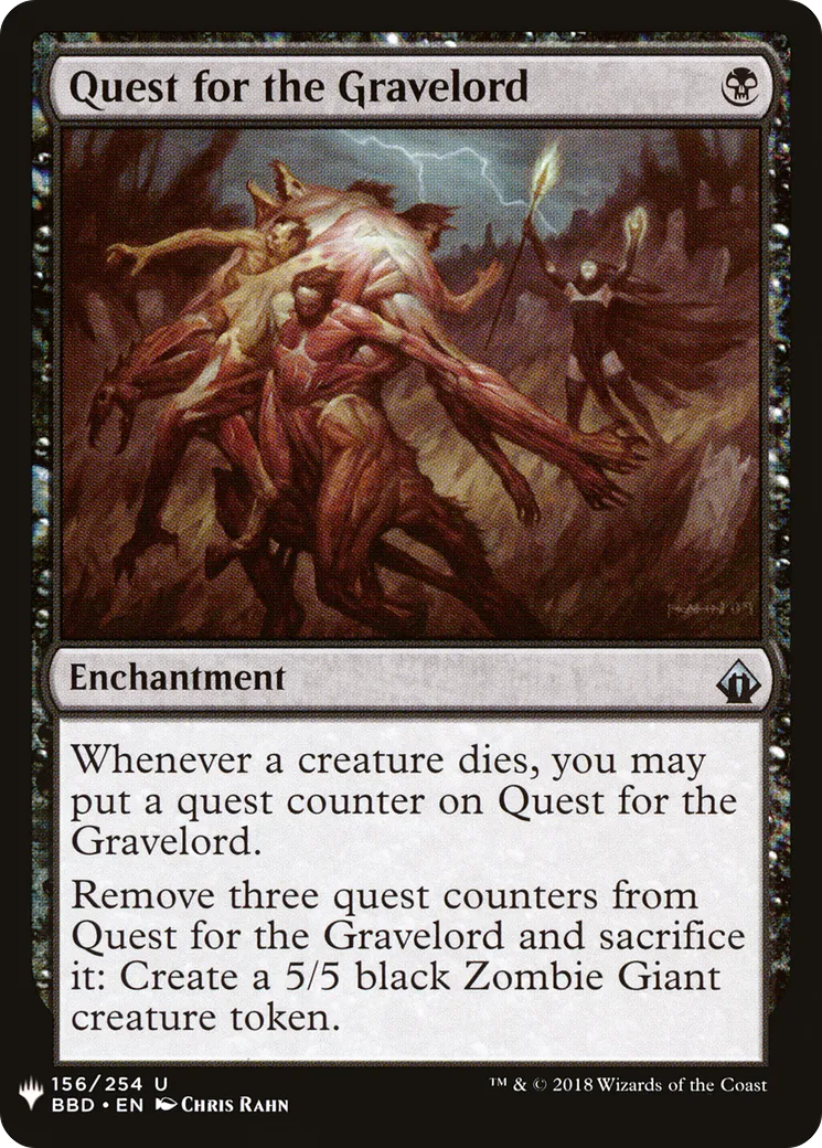 Quête du Seigneur des tombes — The List — Magic: The Gathering