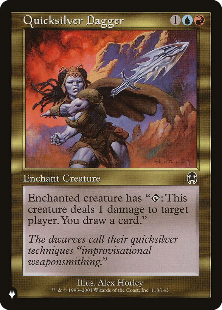 Dague de vif-argent — The List — Magic: The Gathering
