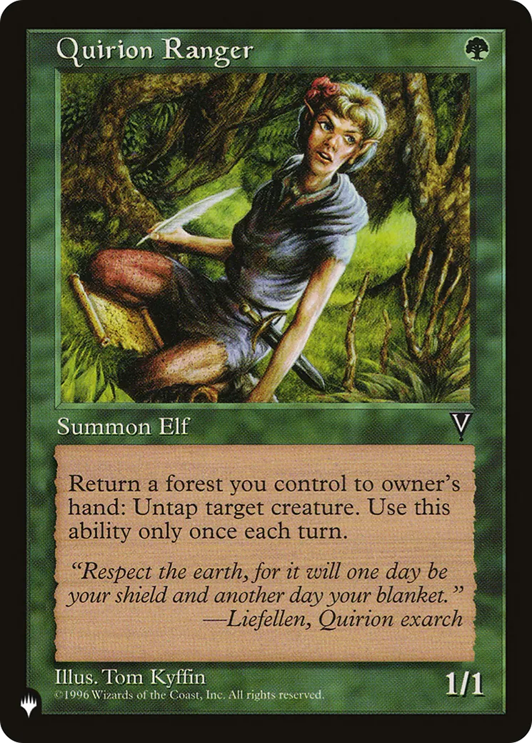 Quirion Ranger — The List — Magic: The Gathering