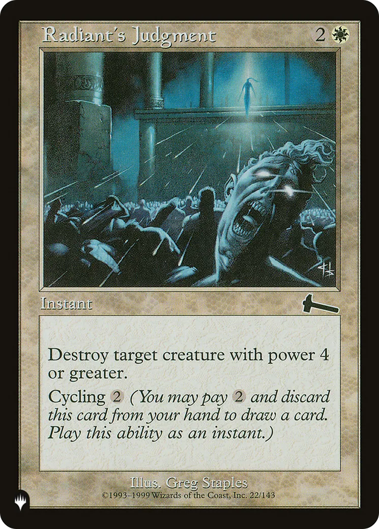 Radiant's Judgment — The List — Magic: The Gathering