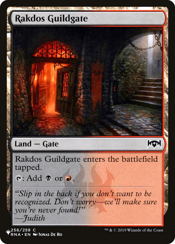 Rakdos Guildgate — The List — Magic: The Gathering