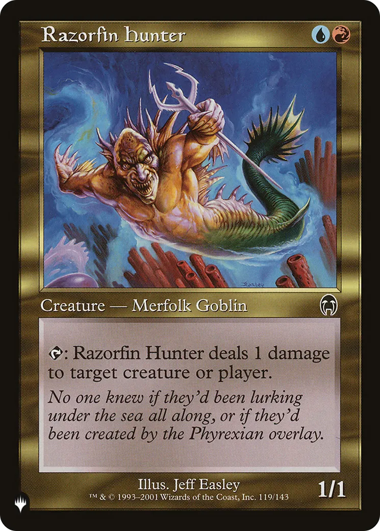 Razorfin Hunter — The List — Magic: The Gathering