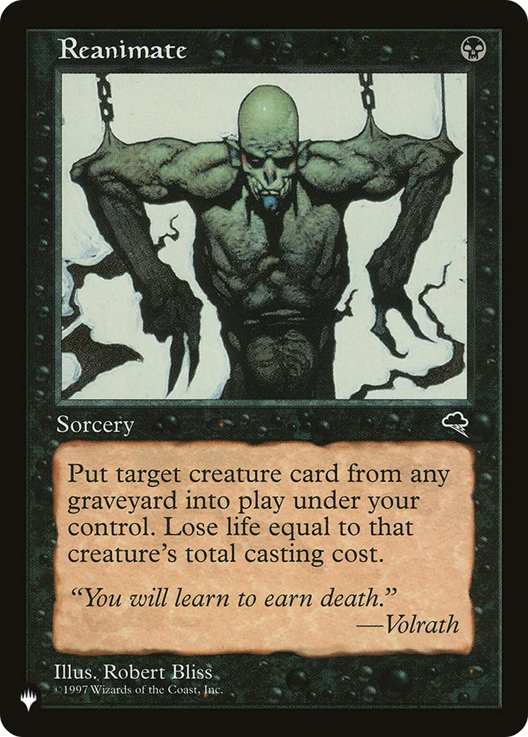 Réanimation — The List — Magic: The Gathering