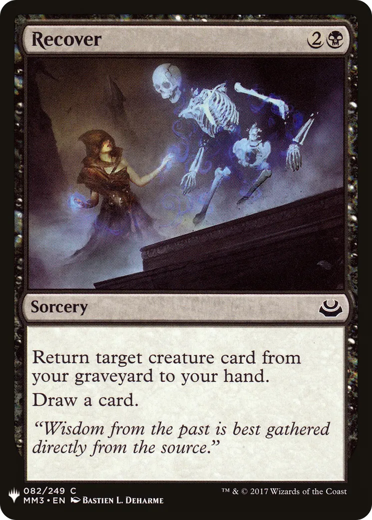 Recouvrement — The List — Magic: The Gathering