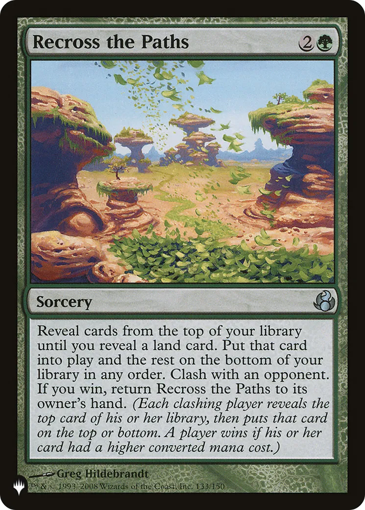 Entrelacs des chemins — The List — Magic: The Gathering