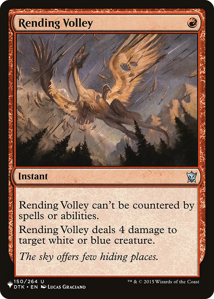 Rending Volley — The List — Magic: The Gathering