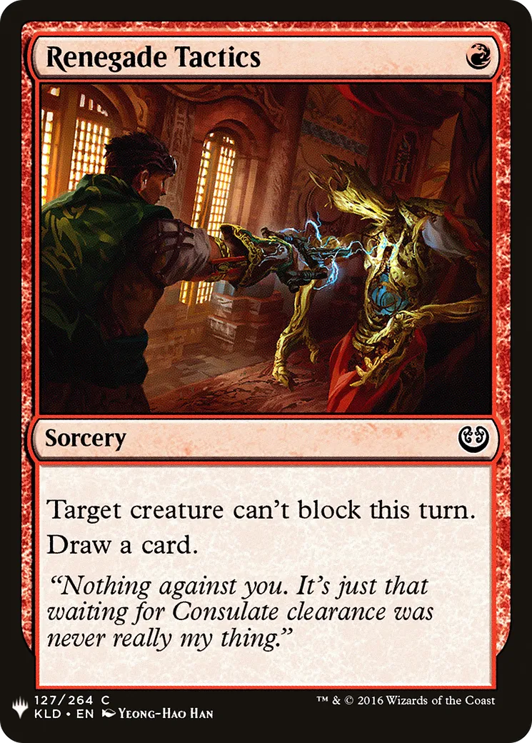 Tactiques de renégat — The List — Magic: The Gathering