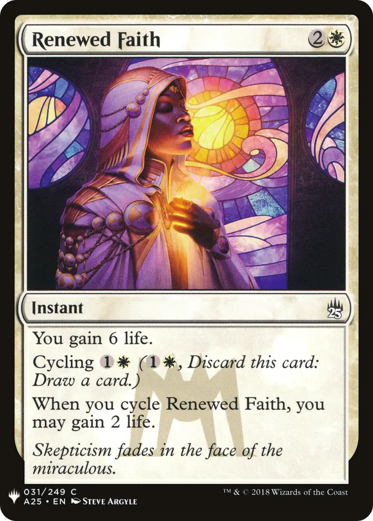 Foi renouvelée — The List — Magic: The Gathering