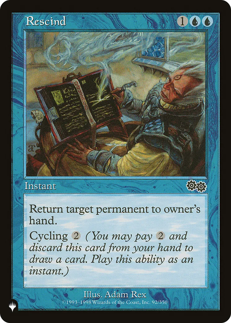 Rescind — The List — Magic: The Gathering