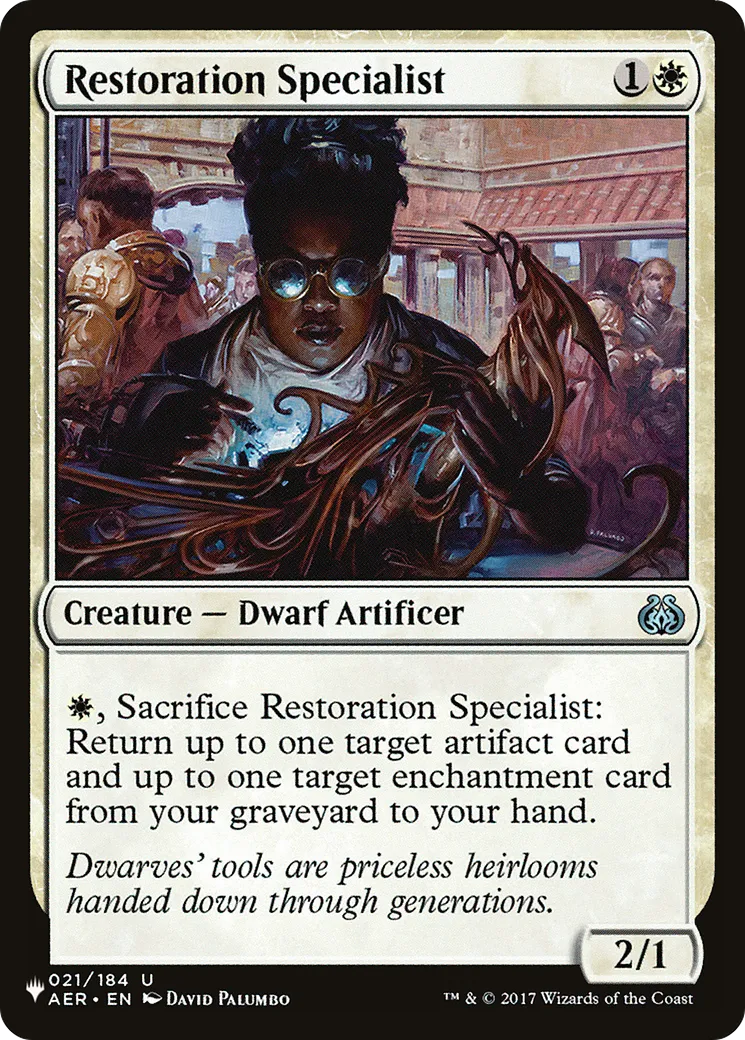 Restoration Specialist — The List — Magic: The Gathering