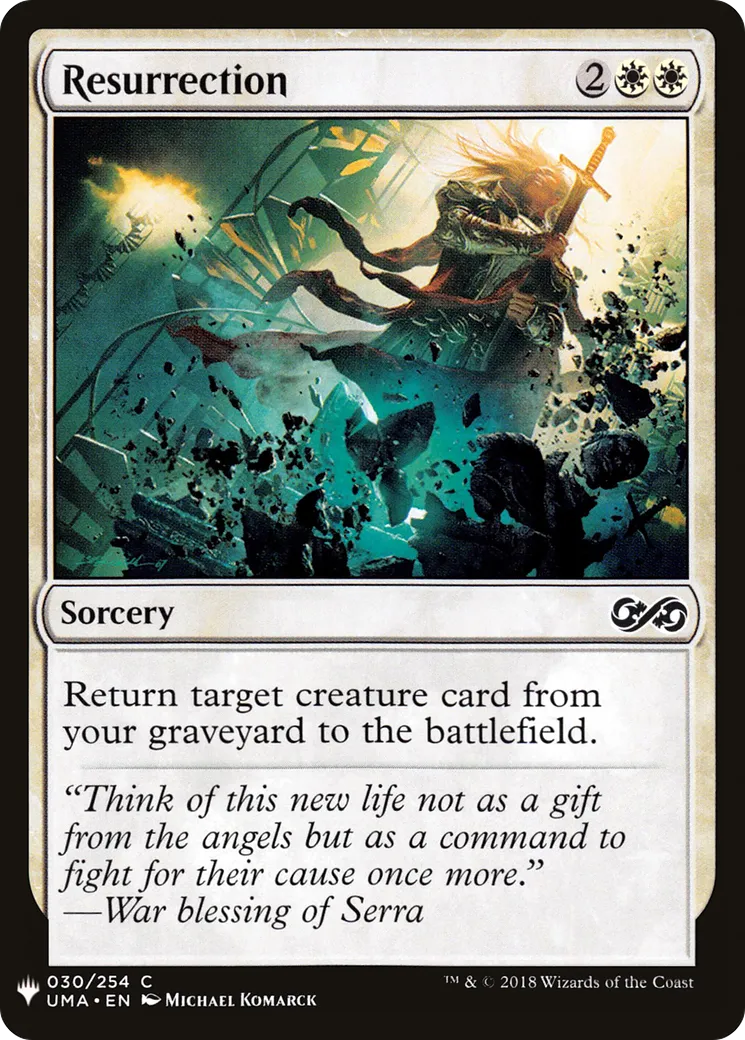 Resurrection — The List — Magic: The Gathering
