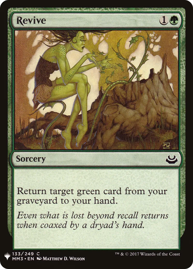 Revive — The List — Magic: The Gathering