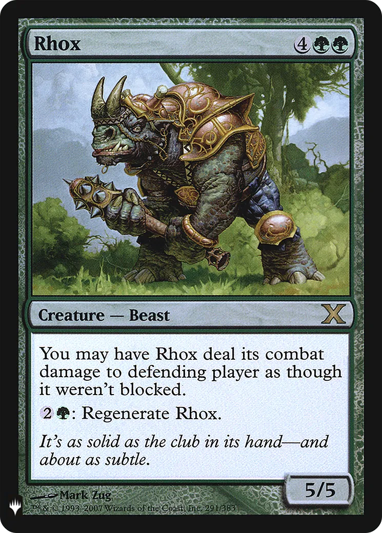 Rhox — The List — Magic: The Gathering