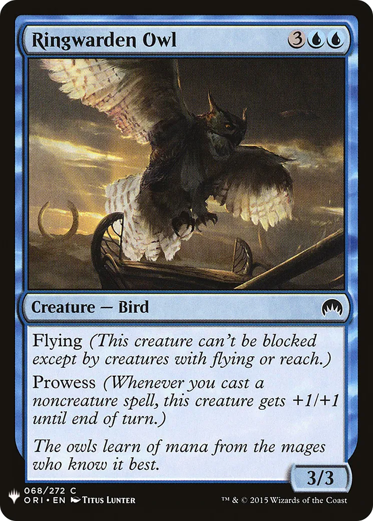 Ringwarden Owl — The List — Magic: The Gathering