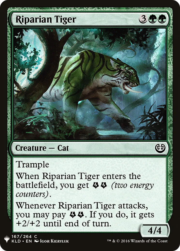 Tigre riverain — The List — Magic: The Gathering