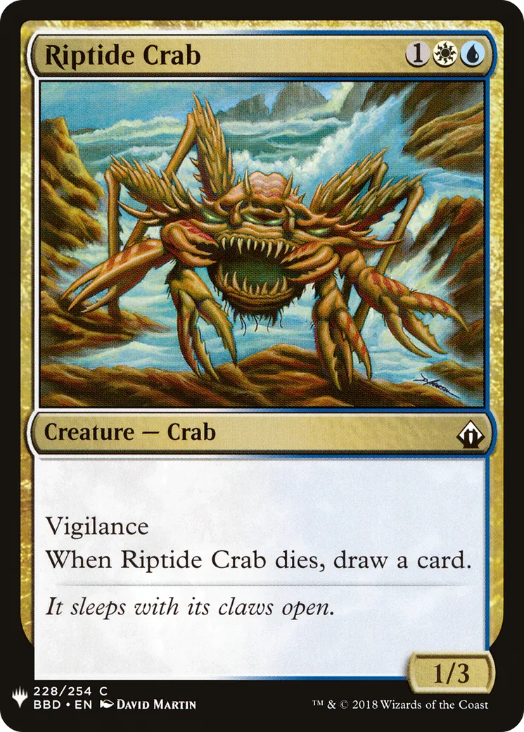 Crabe du reflux — The List — Magic: The Gathering