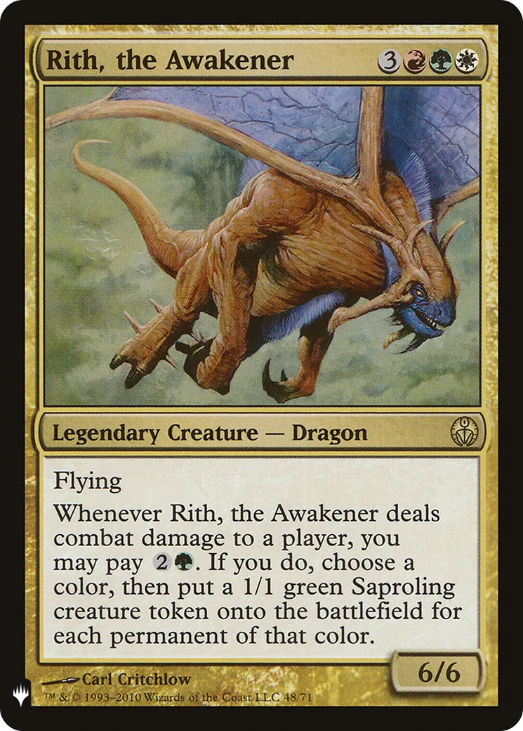 Riss l'éveilleur — The List — Magic: The Gathering