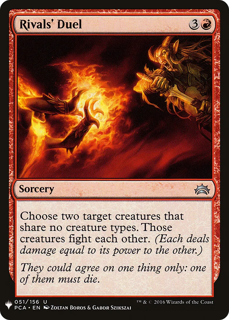 Rivals' Duel — The List — Magic: The Gathering