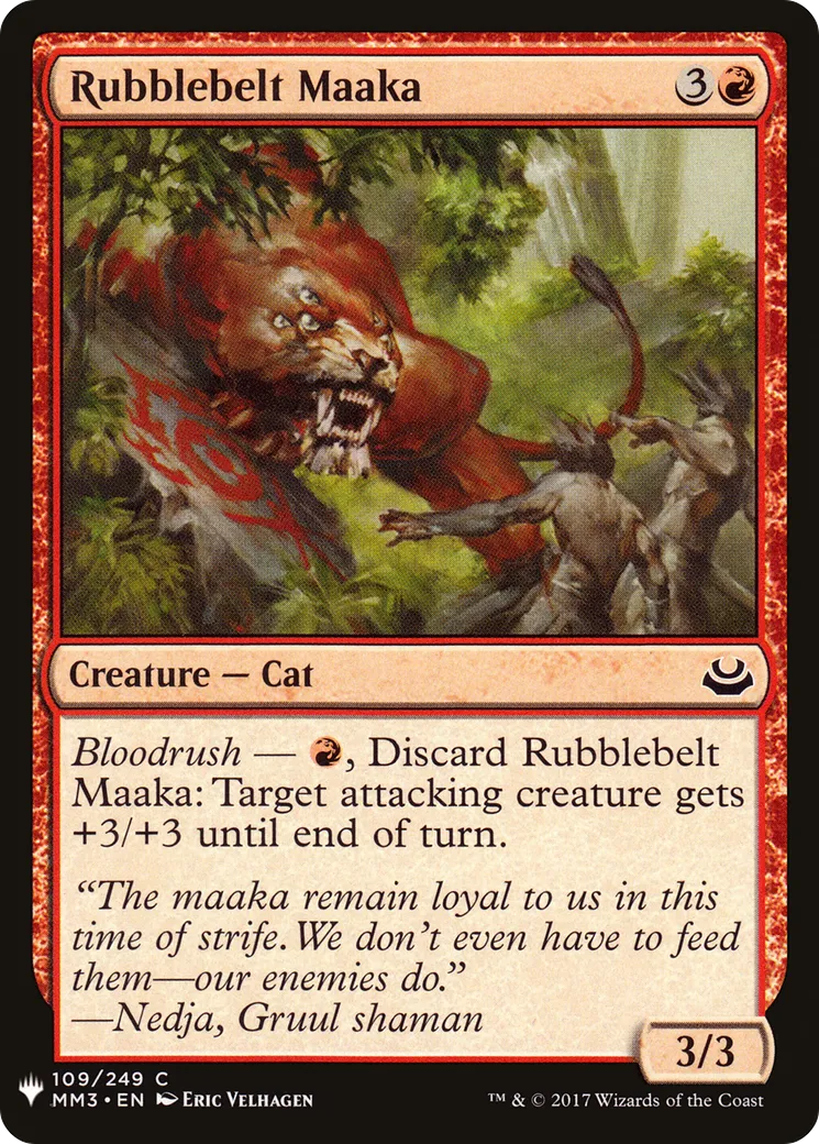 Maaka des Éboulis — The List — Magic: The Gathering