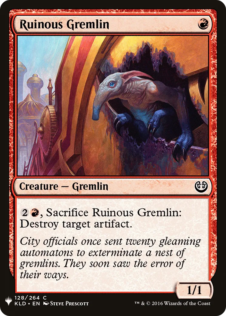 Gremlin ruineux — The List — Magic: The Gathering