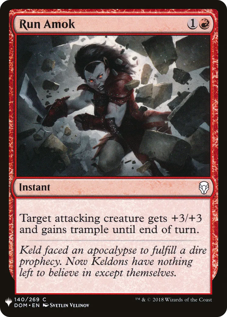 Folie furieuse — The List — Magic: The Gathering