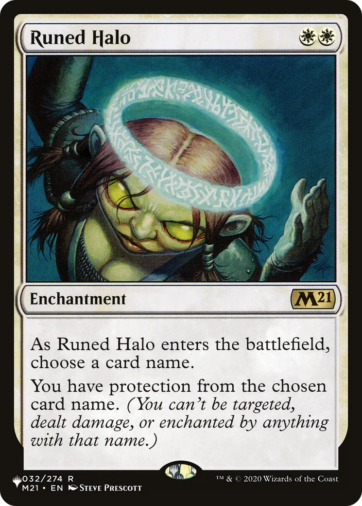 Runed Halo — The List — Magic: The Gathering