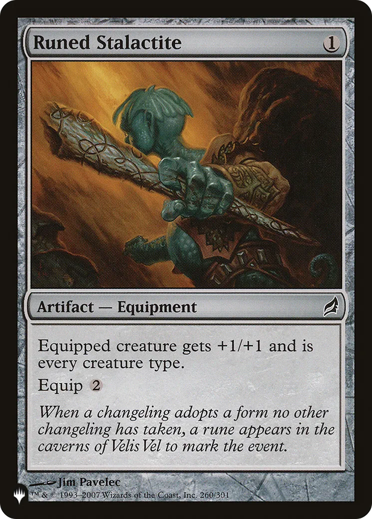 Runed Stalactite — The List — Magic: The Gathering
